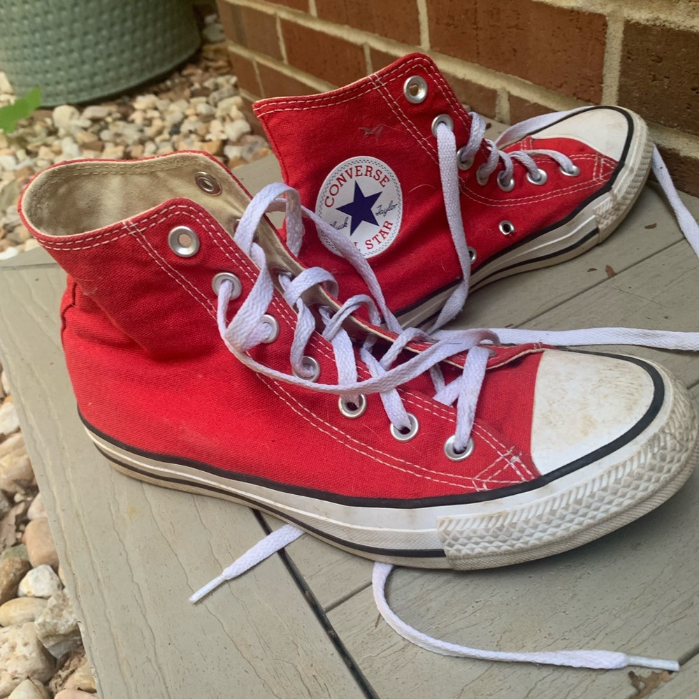 Converse All Star High Tops Red